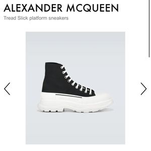 Alexander McQueen Tread Slick Platform Sneakers size 46